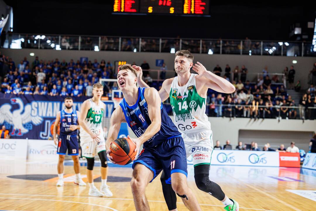 LKL rungtynės: Jonavos „Jonava“–Kauno „Žalgiris“ 