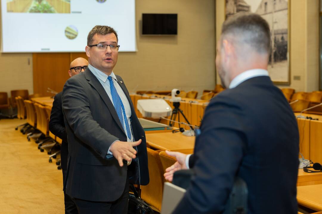 Seimo opozicijos frakcijos posėdis su kandidatais į ministrus