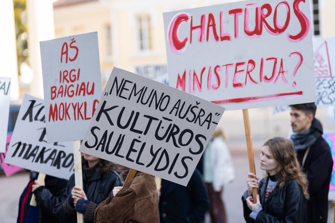 Kultūros bendruomenės protestas prieš paskirtą kultūros ministrą