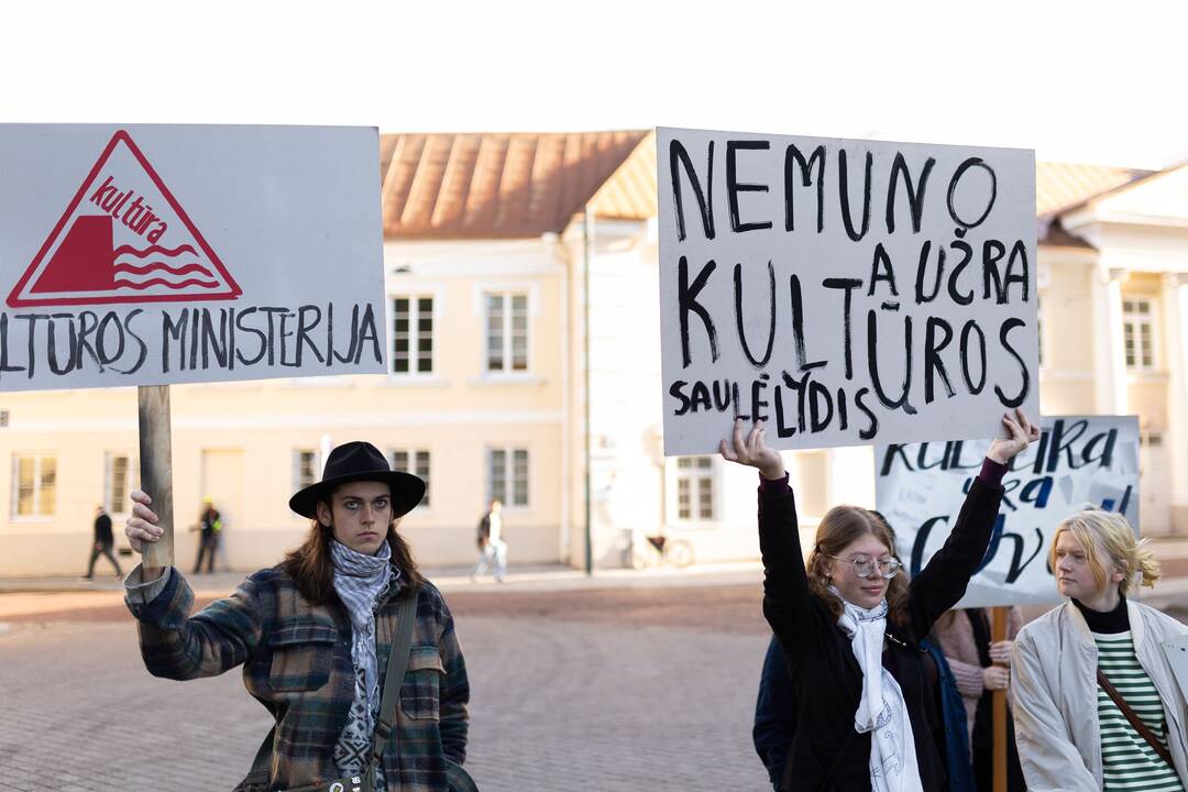 Kultūros bendruomenės protestas prieš paskirtą kultūros ministrą