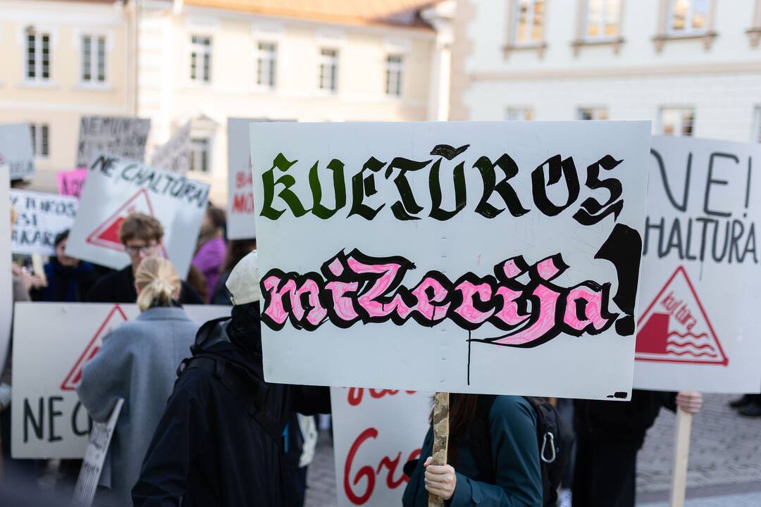 Kultūros bendruomenės protestas prieš paskirtą kultūros ministrą
