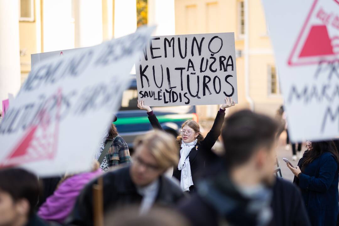 Kultūros bendruomenės protestas prieš paskirtą kultūros ministrą