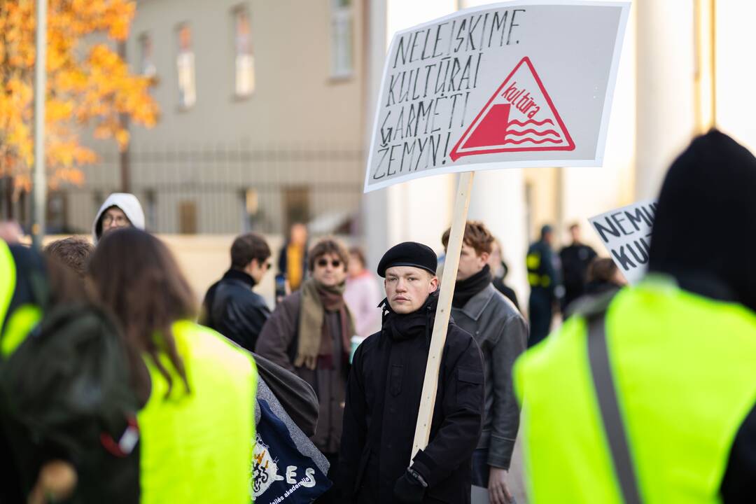 Kultūros bendruomenės protestas prieš paskirtą kultūros ministrą