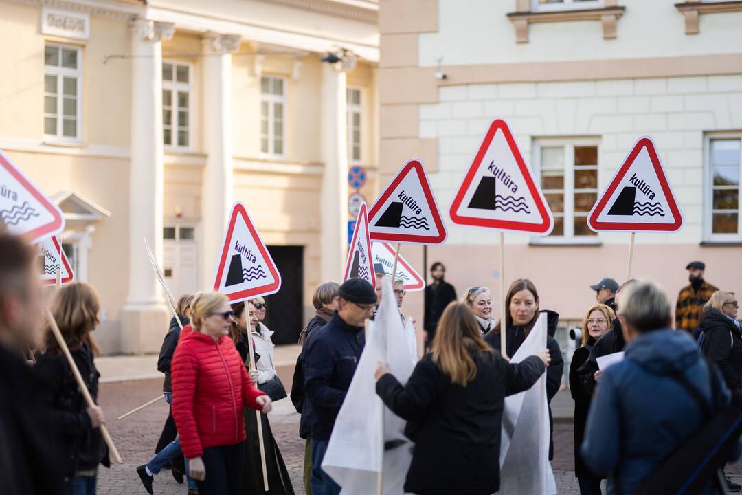 Kultūros bendruomenės protestas prieš paskirtą kultūros ministrą
