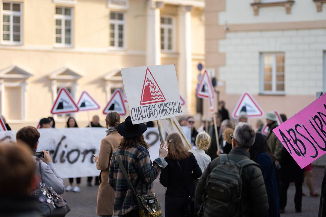Kultūros bendruomenės protestas prieš paskirtą kultūros ministrą