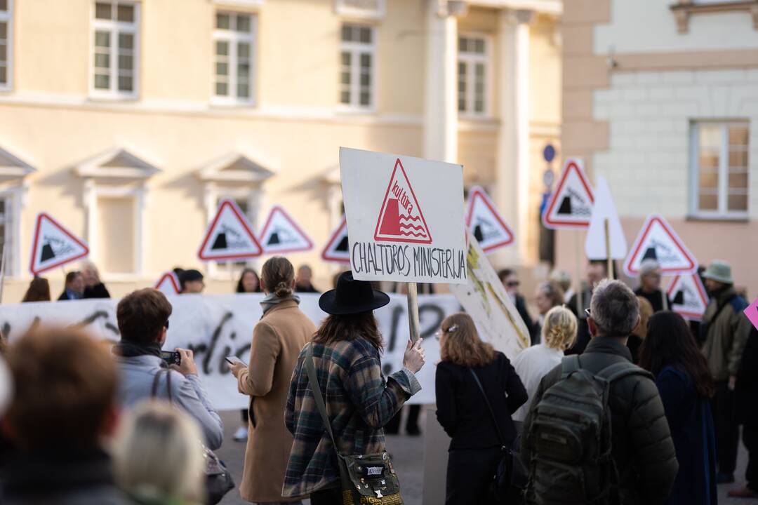 Kultūros bendruomenės protestas prieš paskirtą kultūros ministrą