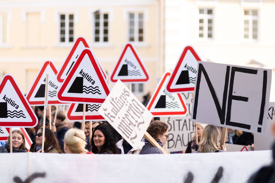 Kultūros bendruomenės protestas prieš paskirtą kultūros ministrą