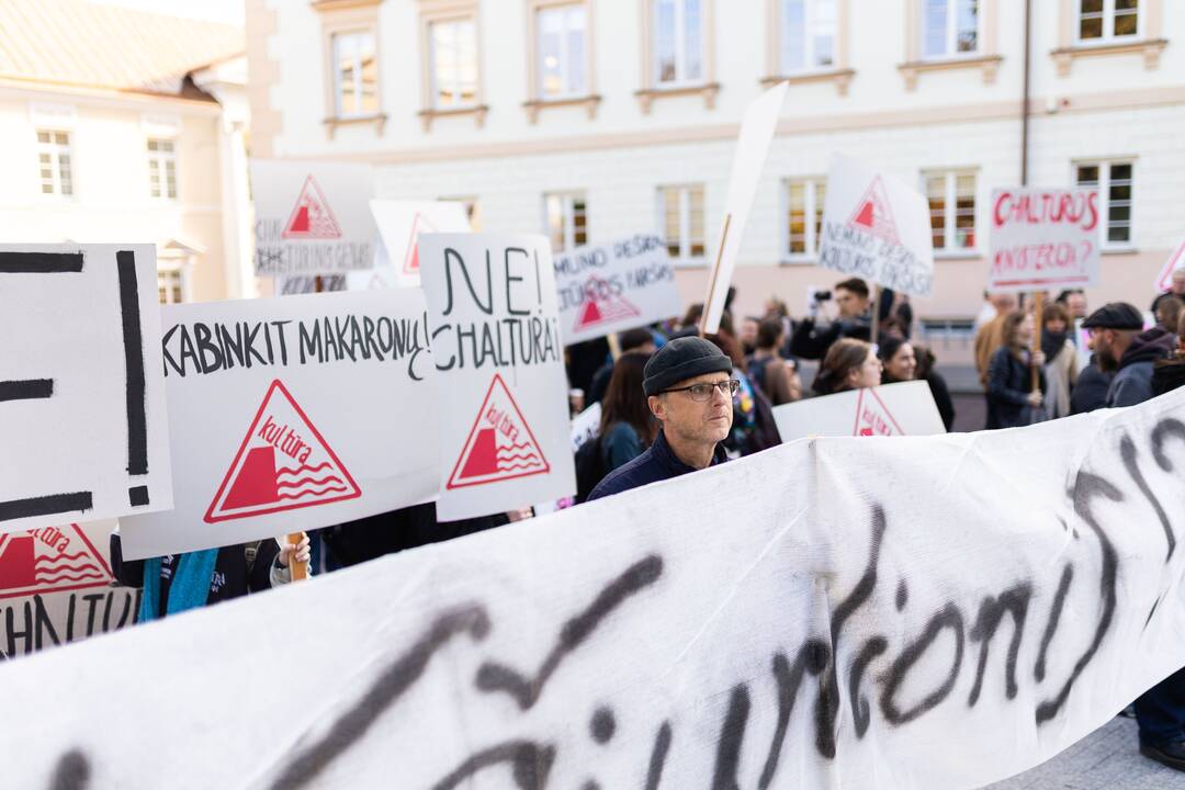 Kultūros bendruomenės protestas prieš paskirtą kultūros ministrą