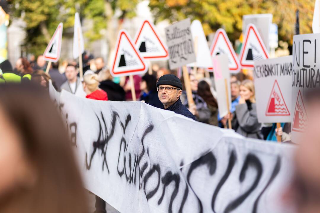 Kultūros bendruomenės protestas prieš paskirtą kultūros ministrą