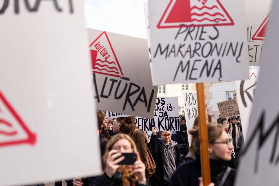 Kultūros bendruomenės protestas prieš paskirtą kultūros ministrą
