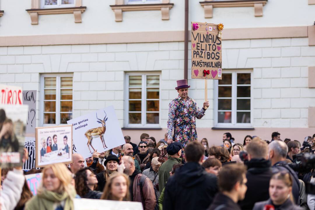 Kultūros bendruomenės protestas prieš paskirtą kultūros ministrą