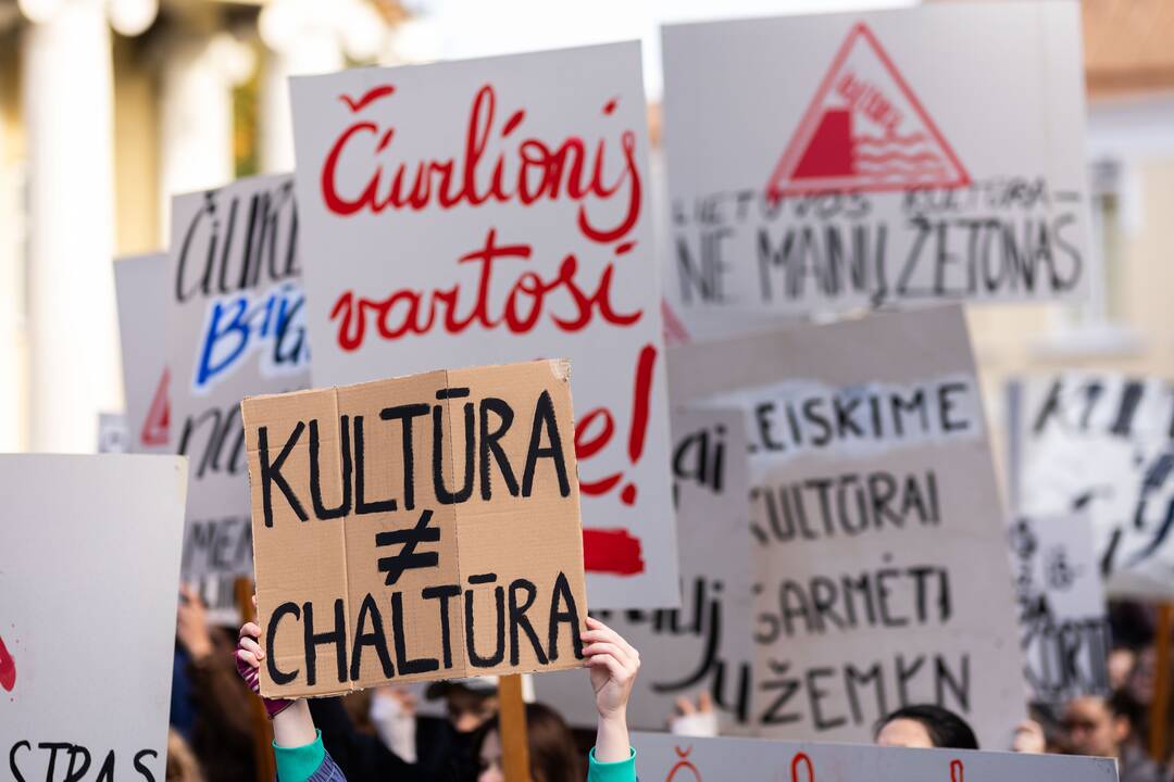 Kultūros bendruomenės protestas prieš paskirtą kultūros ministrą
