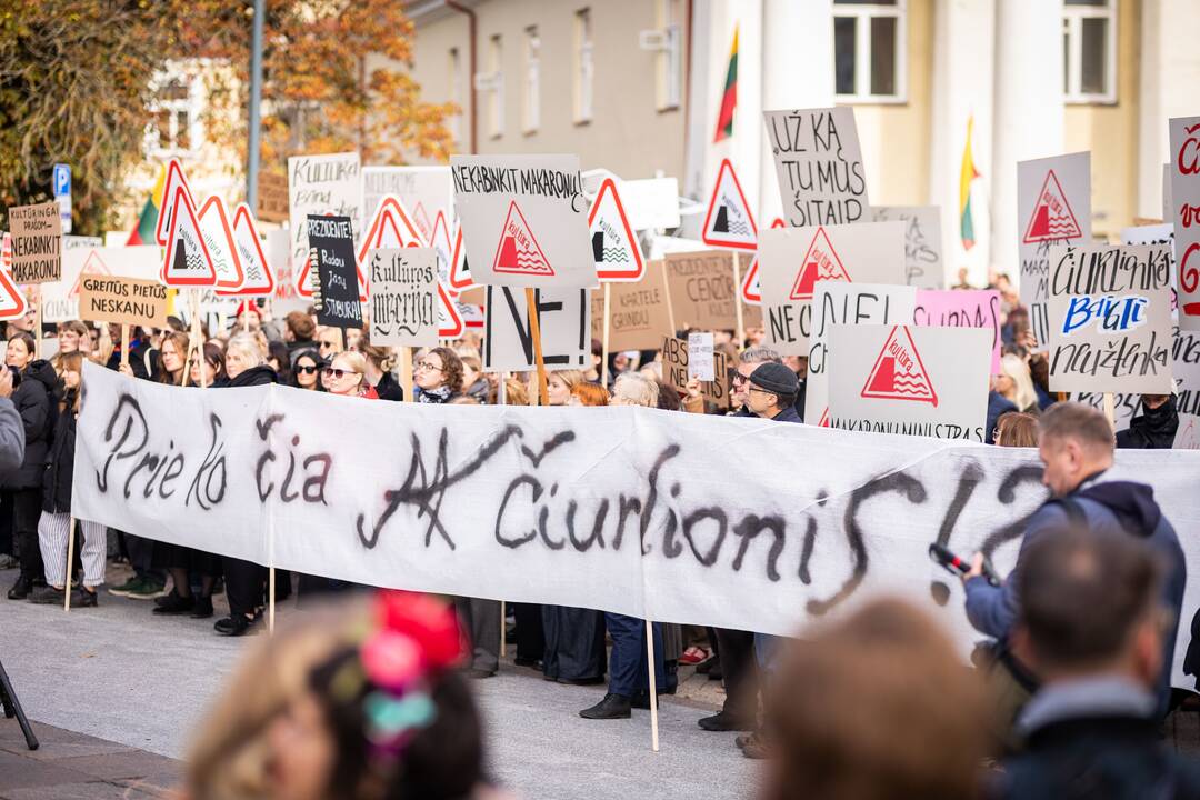Kultūros bendruomenės protestas prieš paskirtą kultūros ministrą