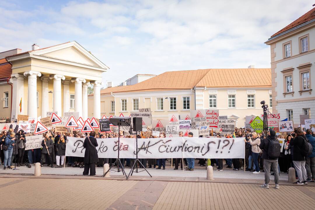 Kultūros bendruomenės protestas prieš paskirtą kultūros ministrą