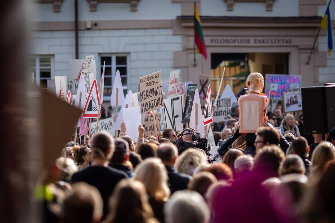 Kultūros bendruomenės protestas prieš paskirtą kultūros ministrą