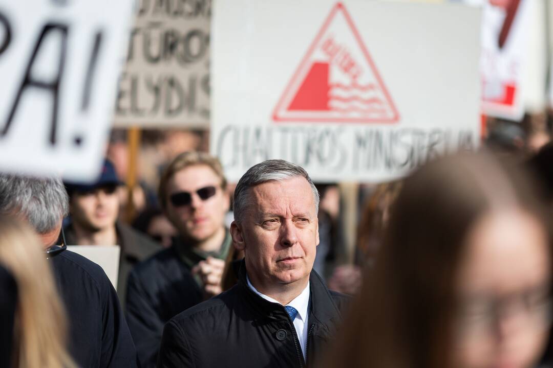 Kultūros bendruomenės protestas prieš paskirtą kultūros ministrą