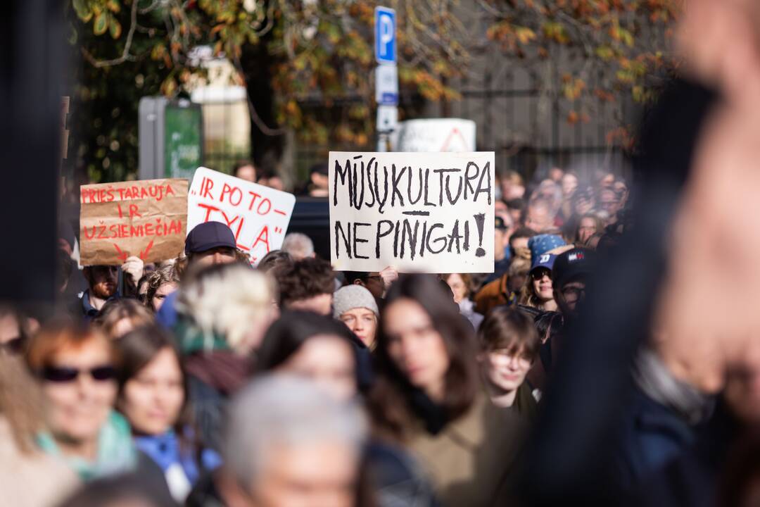 Kultūros bendruomenės protestas prieš paskirtą kultūros ministrą
