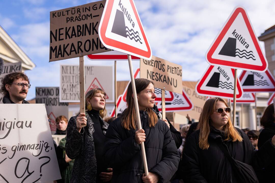 Kultūros bendruomenės protestas prieš paskirtą kultūros ministrą