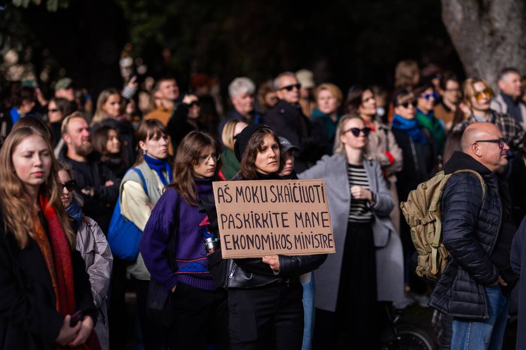 Kultūros bendruomenės protestas prieš paskirtą kultūros ministrą