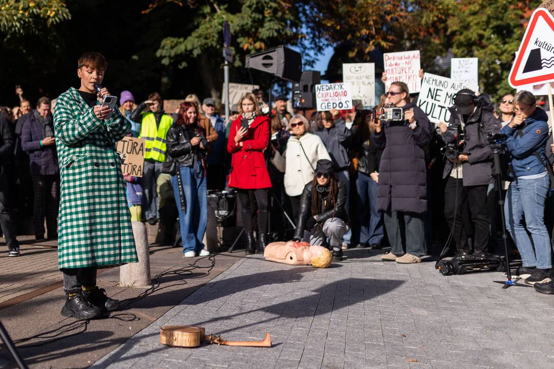 Kultūros bendruomenės protestas prieš paskirtą kultūros ministrą