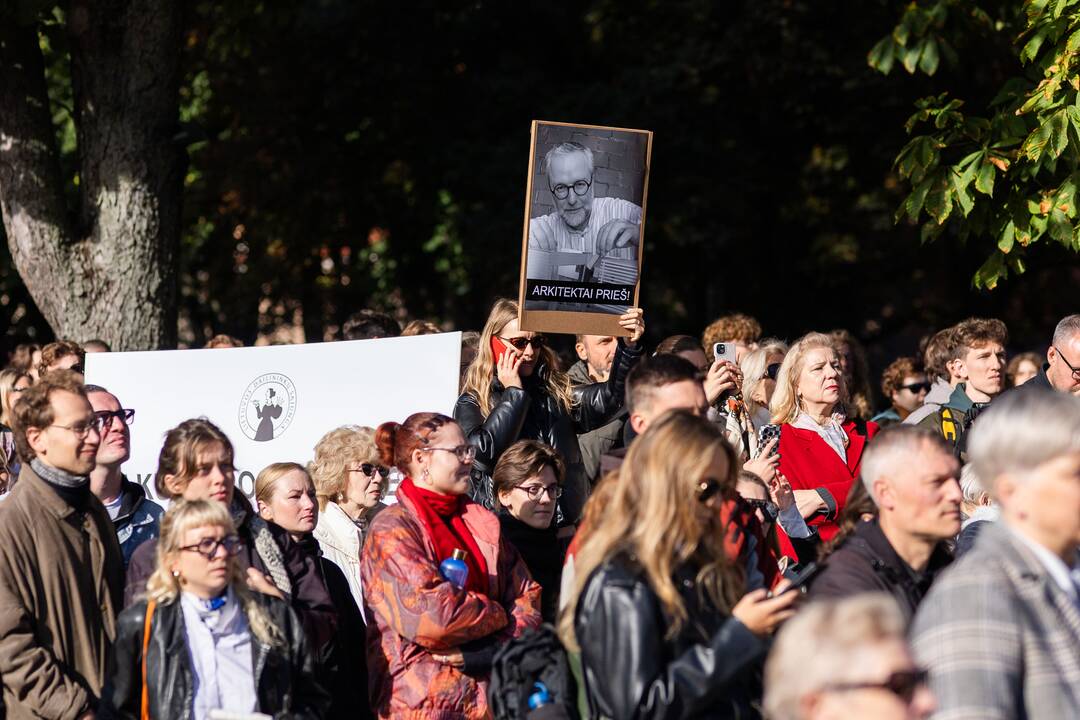Kultūros bendruomenės protestas prieš paskirtą kultūros ministrą