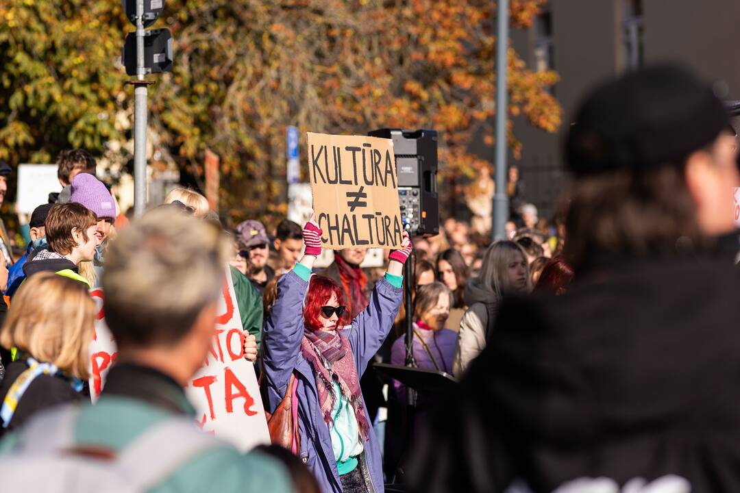 Kultūros bendruomenės protestas prieš paskirtą kultūros ministrą
