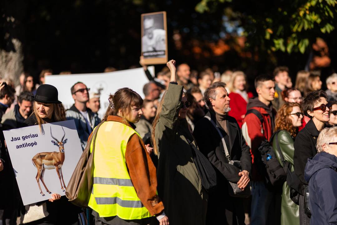 Kultūros bendruomenės protestas prieš paskirtą kultūros ministrą