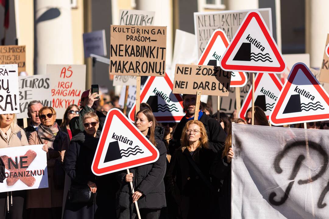 Kultūros bendruomenės protestas prieš paskirtą kultūros ministrą