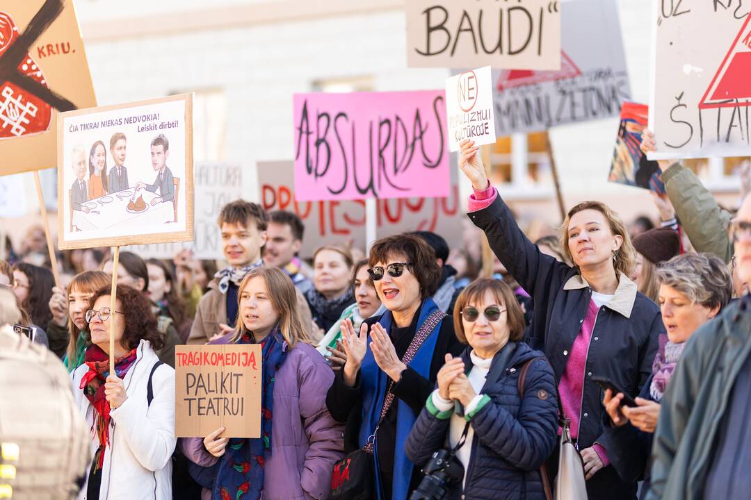 Kultūros bendruomenės protestas prieš paskirtą kultūros ministrą