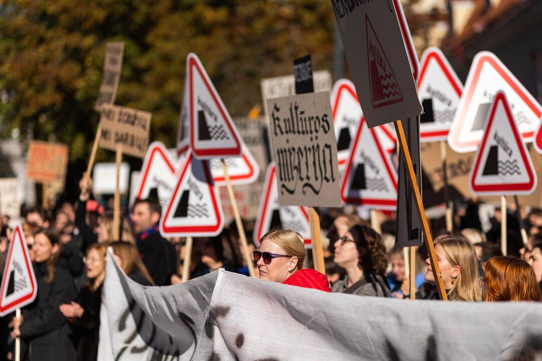 Kultūros bendruomenės protestas prieš paskirtą kultūros ministrą