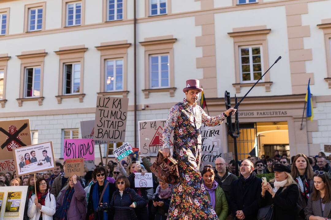 Kultūros bendruomenės protestas prieš paskirtą kultūros ministrą