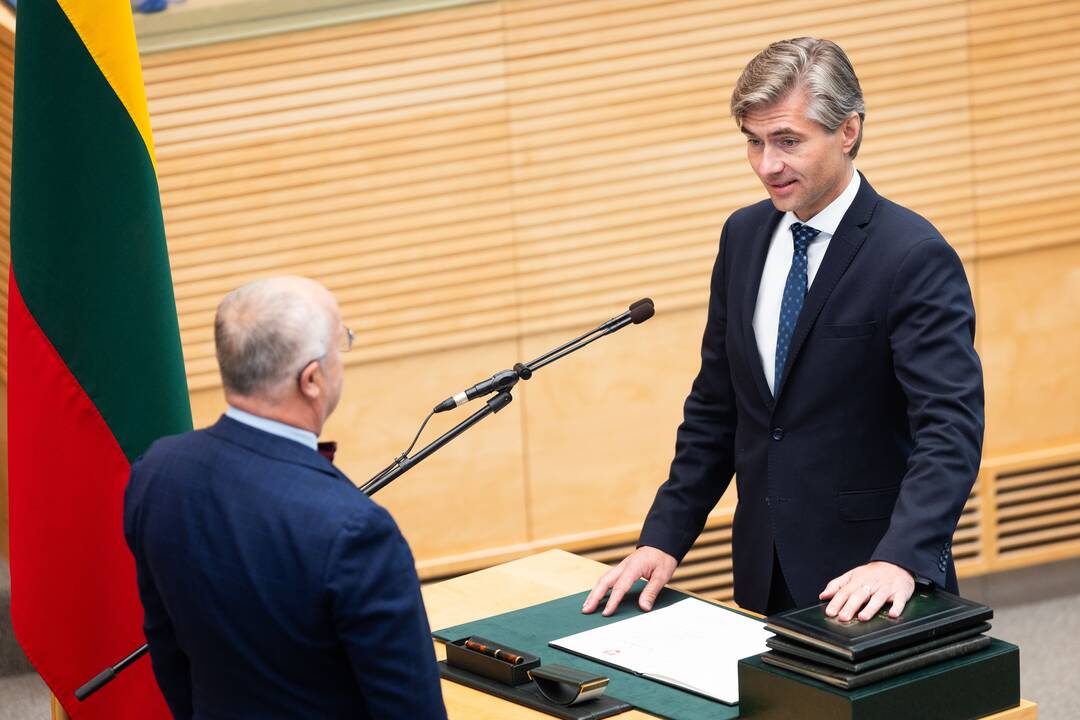 Prisiekė Ruginienės vedama Vyriausybė