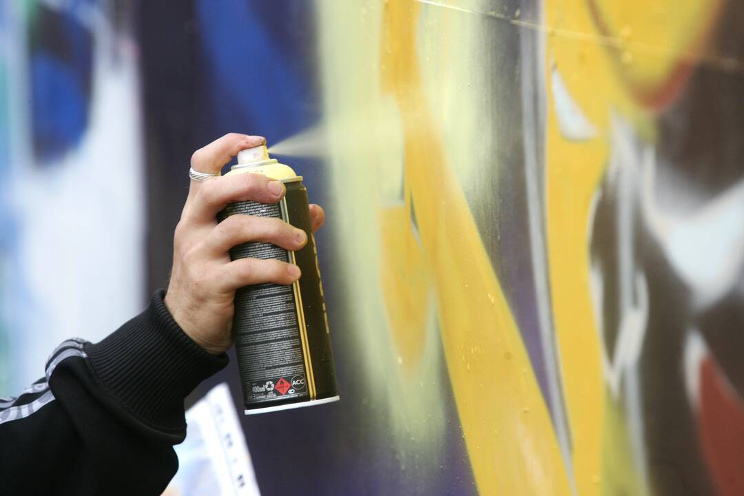 Ant memorialo partizanams išpieštos keturios „Z“ raidės