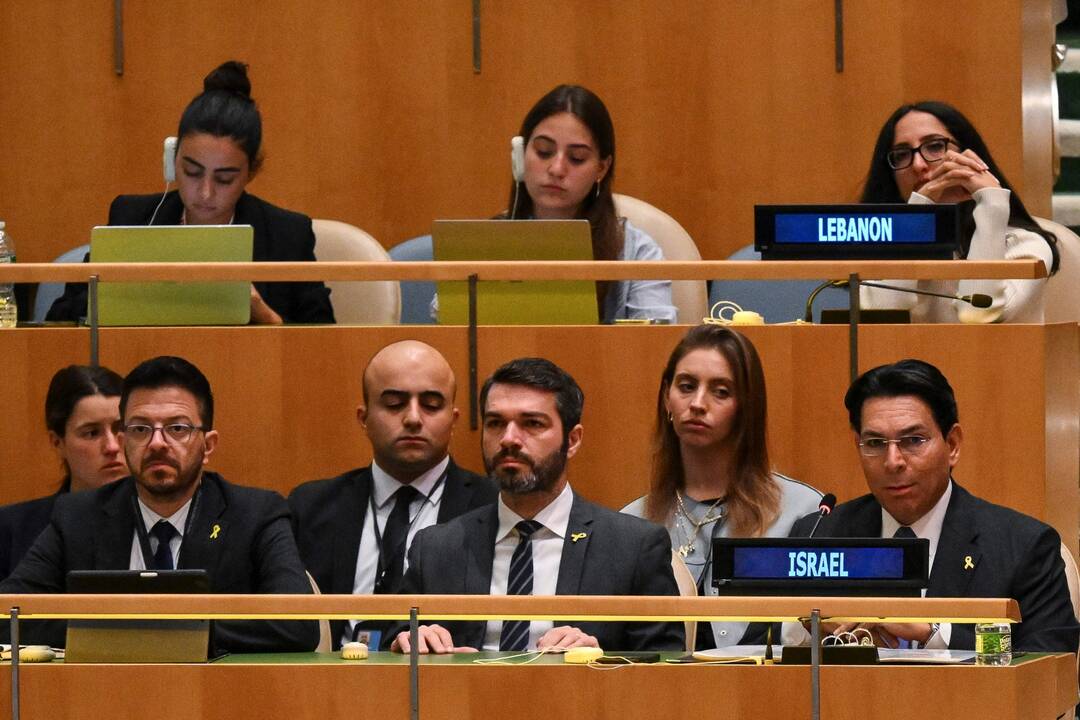 JT Generalinė Asamblėja balsavo už Palestinos valstybę be „Hamas“