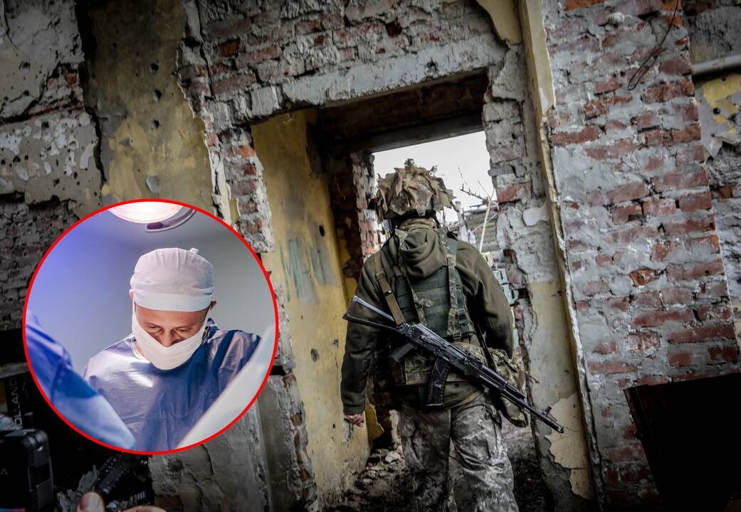 Dronai, kraujas ir įtampa Ukrainos karo zonoje: atviras mediko pasakojimas