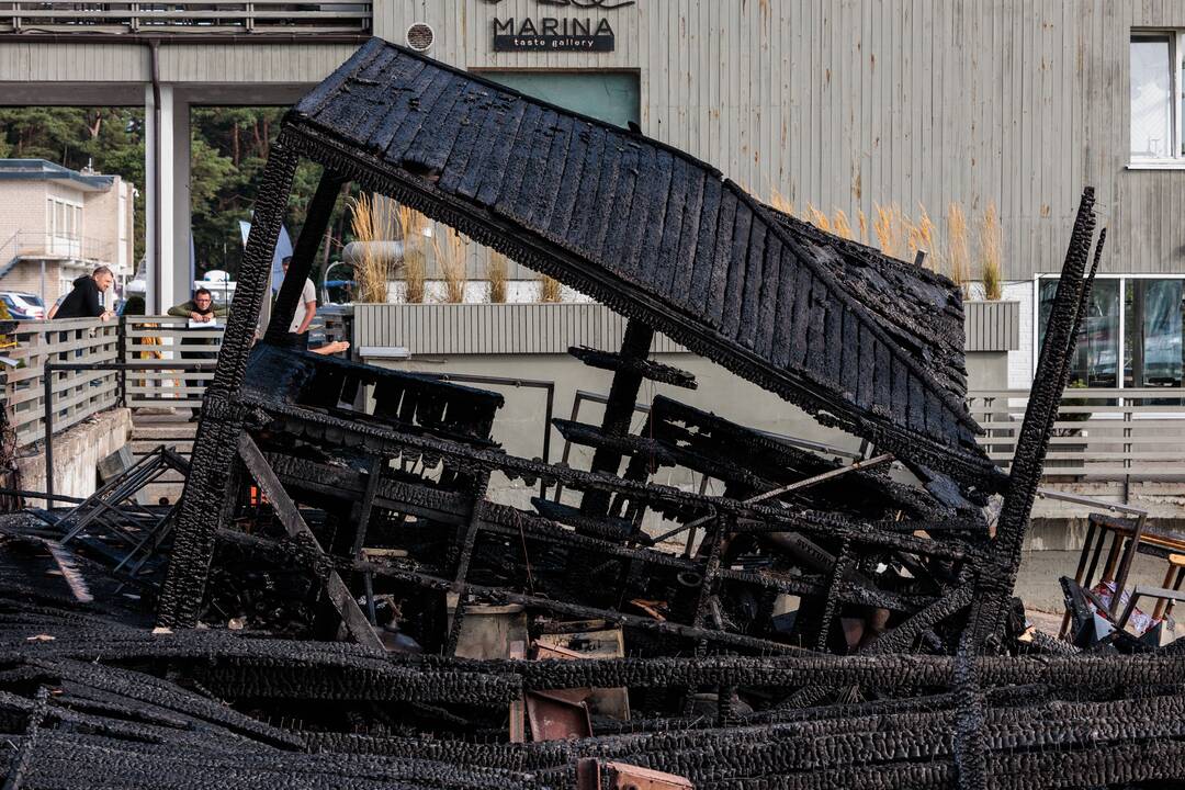 Gaisro Jachtklube padariniai