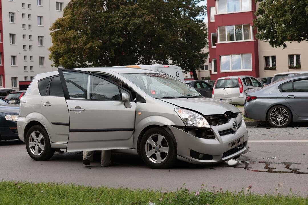 P. Lukšio g. – smarki avarija