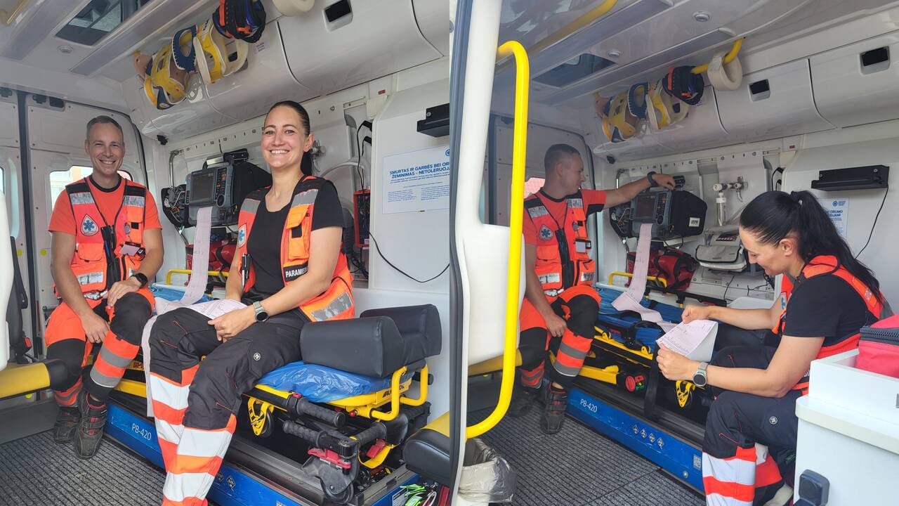 Sėkmės istorija: Kauno rajono paramedikai išgelbėjo klinikinės mirties ištikto žmogaus gyvybę