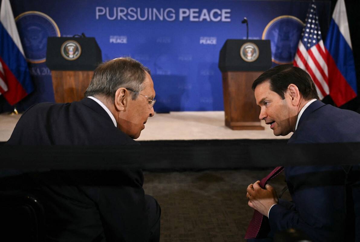 Sergejus Lavrovas ir Marco Rubio