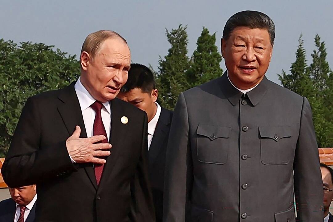 Vladimiras Putinas ir Xi Jinpingas