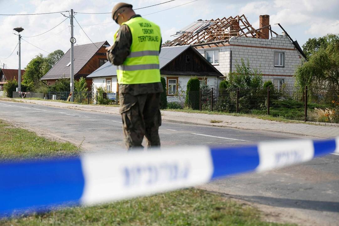 Dėl Rusijos dronų grėsmės Lenkija pakėlė naikintuvus, uždarė oro uostą