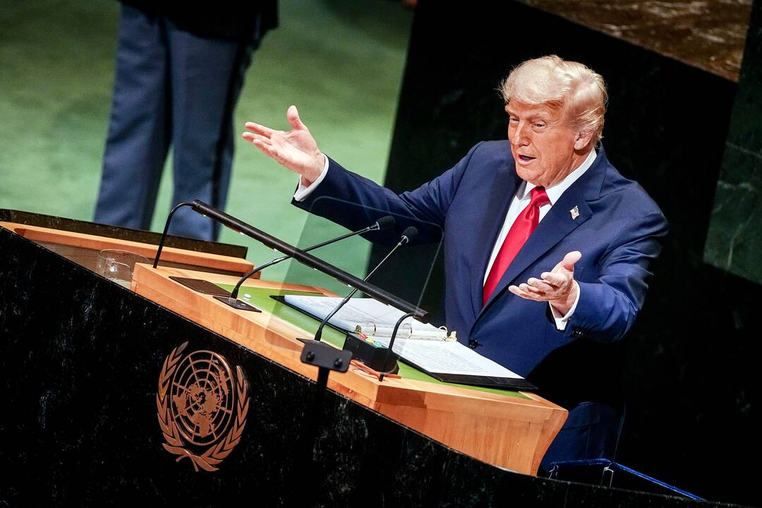 Trumpas: Palestinos valstybės pripažinimas yra apdovanojimas „Hamas“