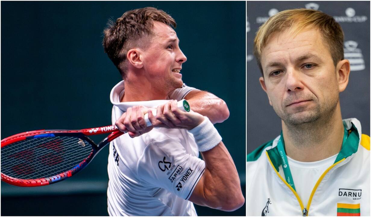 Lietuvos teniso rinktinės treneris: Berankis jau treniruojasi