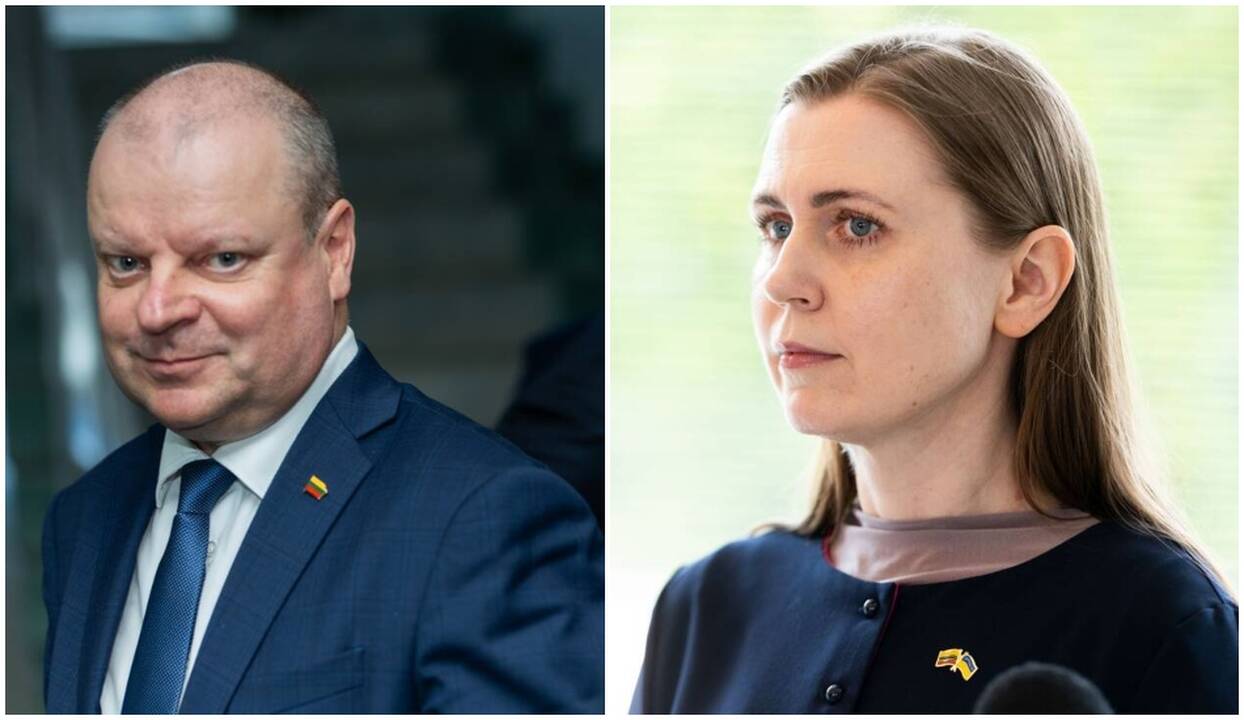  Skvernelis mano, kad Šakalienė slepia informaciją: ragina NSGK aiškintis situaciją dėl dronų