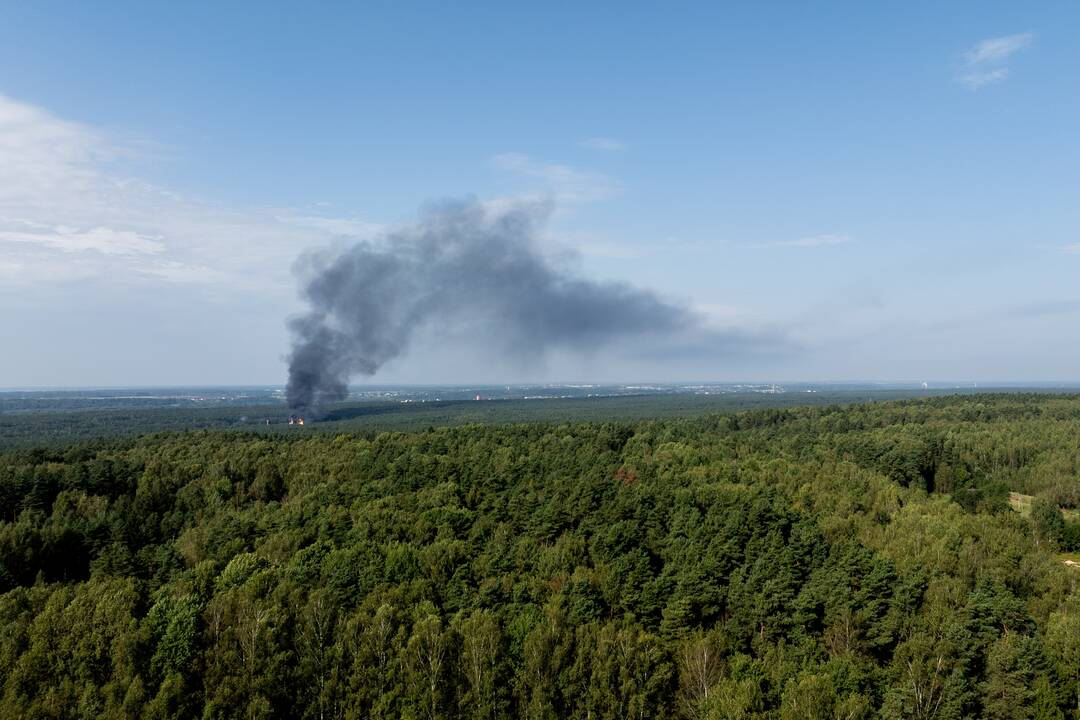Dujų pilstymo stotyje Vilniuje nugriaudėjo sprogimas