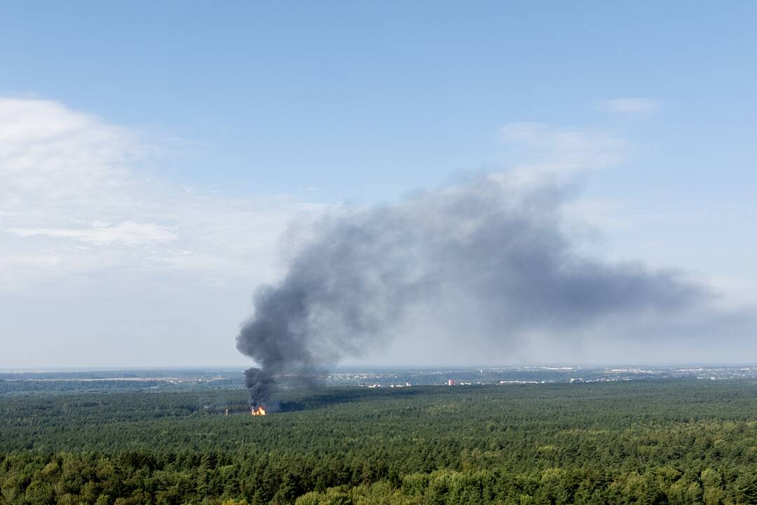 Dujų pilstymo stotyje Vilniuje nugriaudėjo sprogimas