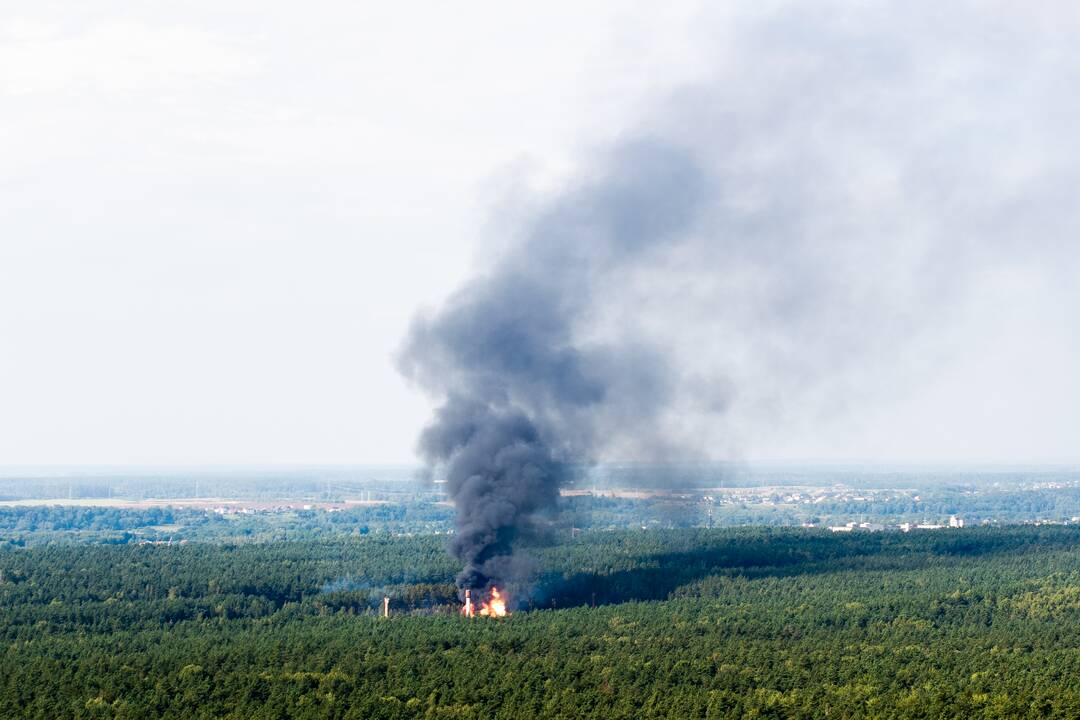 Dujų pilstymo stotyje Vilniuje nugriaudėjo sprogimas