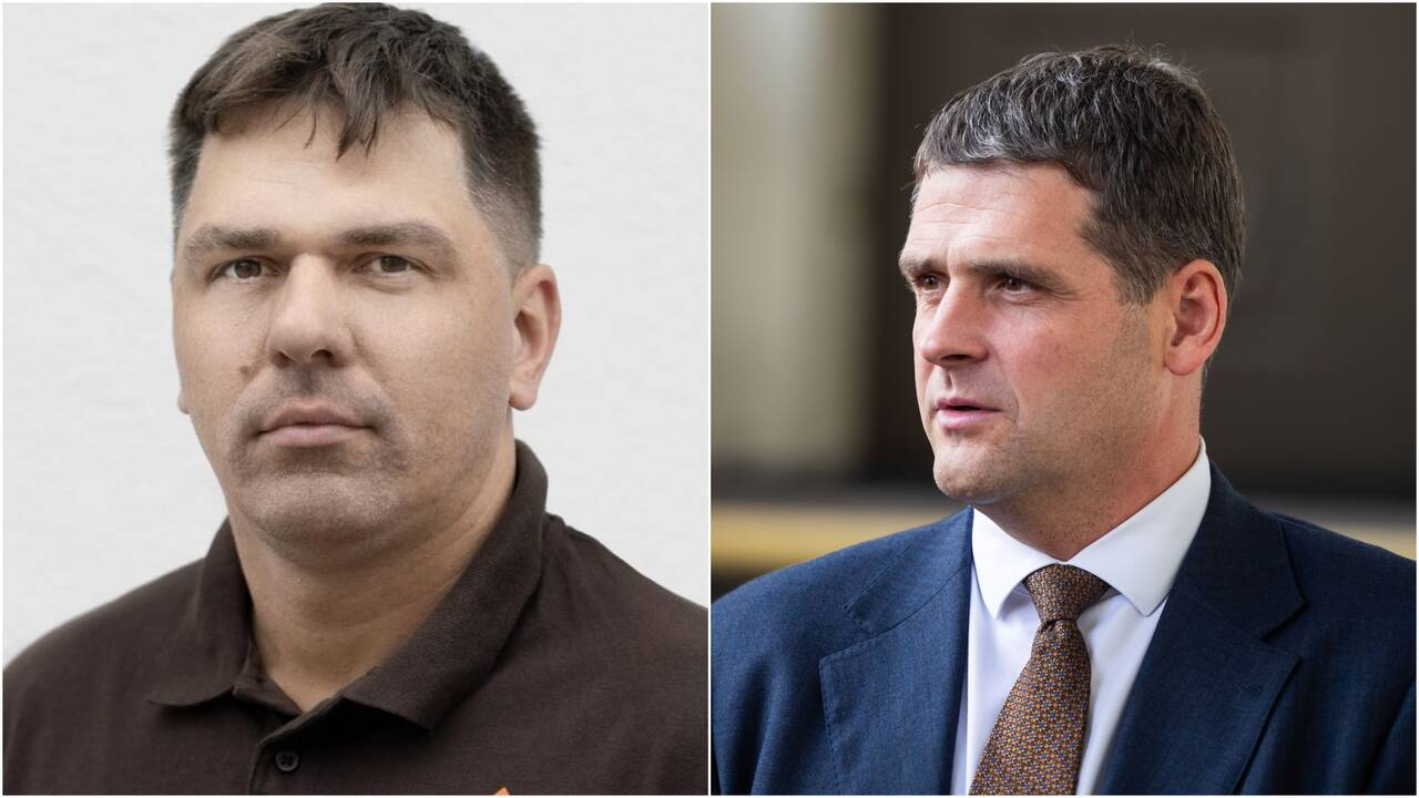 Ignotas Adomavičius (kairėje) ir Remigijus Žemaitaitis