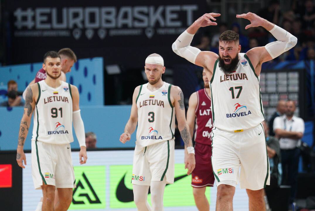 Paaiškėjo, su kuo ketvirtfinalyje susikaus Lietuvos rinktinė