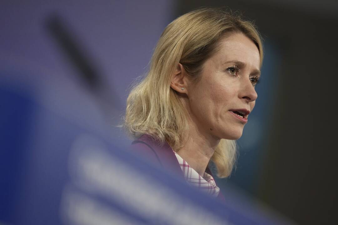 Kallas: ES karinė pagalba Ukrainai pasiekė rekordines aukštumas